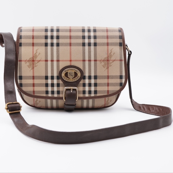 Burberry Bags I1 Burberry Vintage Haymarket Check Crossbody Bag